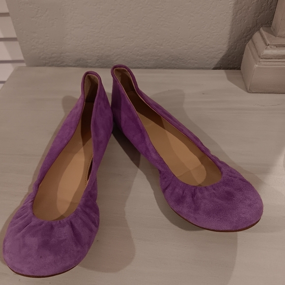Jcrew Suede Ballet Flats - Picture 2 of 7